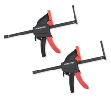 POWERTEC 2 PK Tracksaw Track Guide Rail Clamp 8-3/4 Inch Quick Release Clamps...