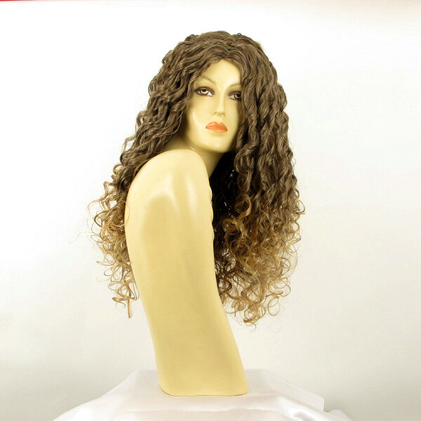Perruque longue femme EVA 6T24B pour masquer la perte de cheveux volume