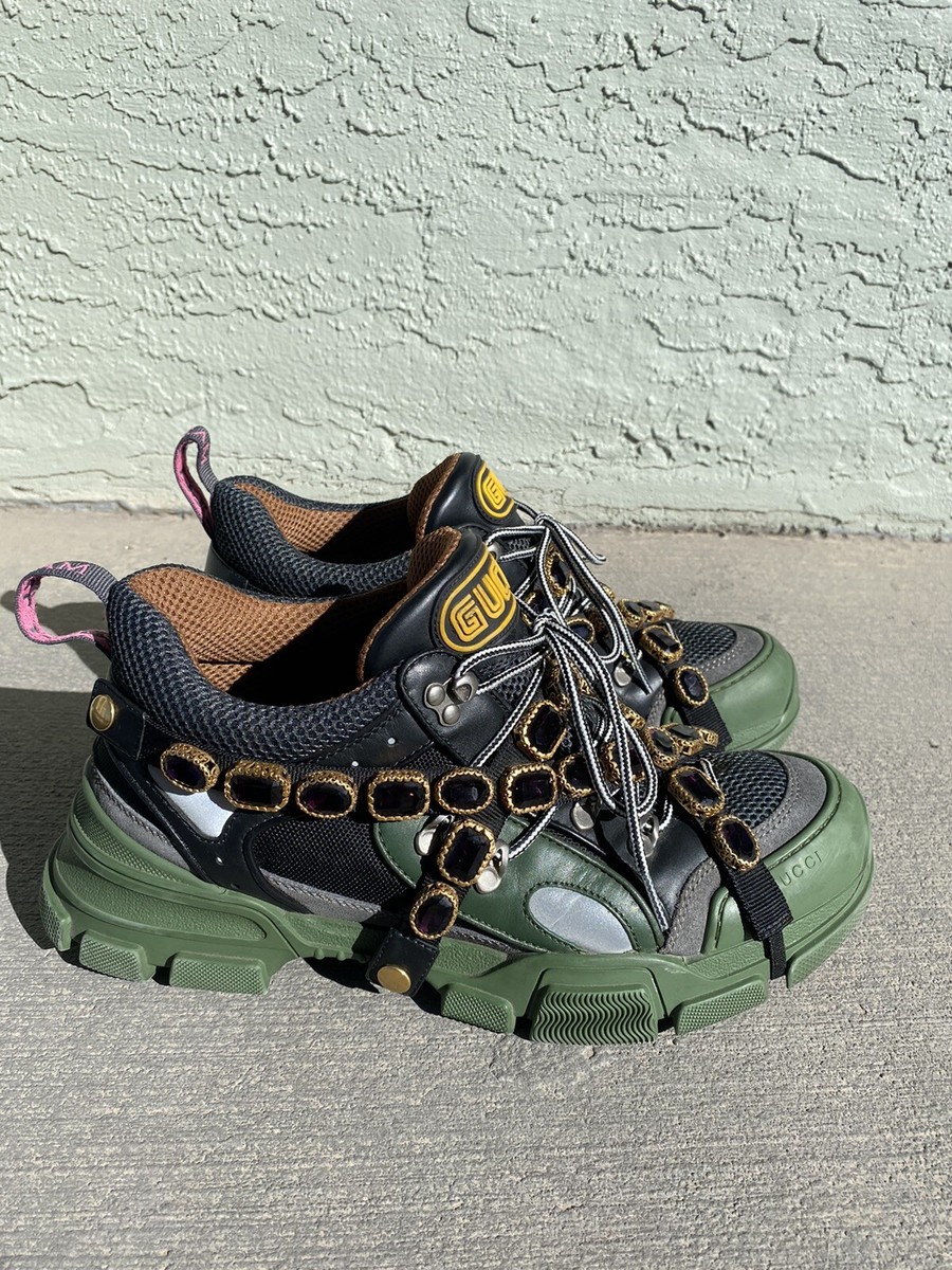 Gucci Mens Flashtrek Sneakers | eBay