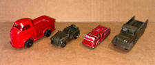 4 Vintage Diecast Trucks Barclay, Midge Toy, Tootsie Toys