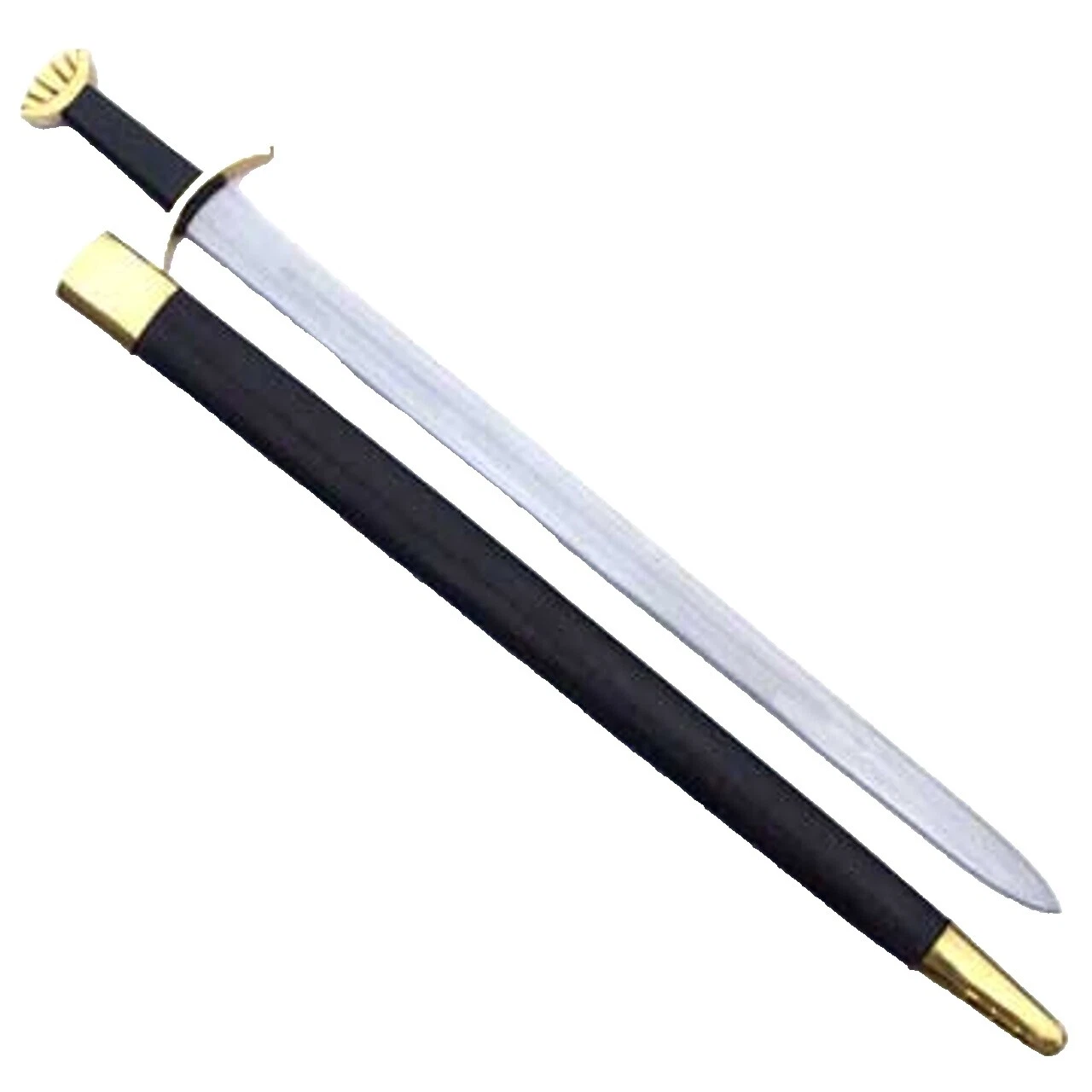 Hoja de acero al carbono Mango de latón y europeos de colección Mediterráneo espadas y sables