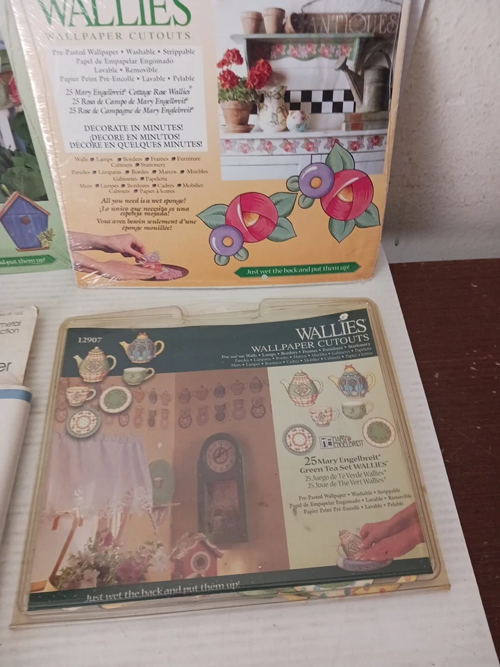 Lote Mixto Álbum de Recortes Papel Recortes Troquelado Letras Formas Marcos Wallies Foto 4 de 4