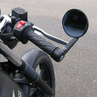 DG3 2 x Black Rubber Door Mirror Guard Protectors RED Insert Motorbike D