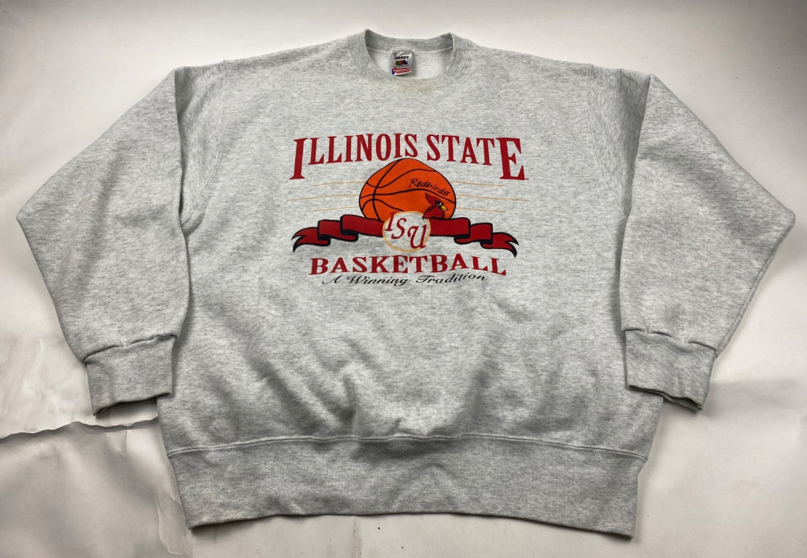 VTG Illinois State University Basketball Crewneck Sweatshirt Size XL
