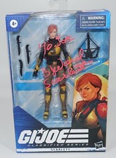 BJ WARD Signed G.I. JOE SCARLETT ACTION FIGURE JSA COA