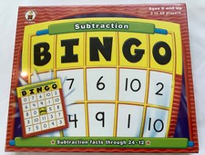 Carson Dellosa Subtraction Bingo Math Game NEW 