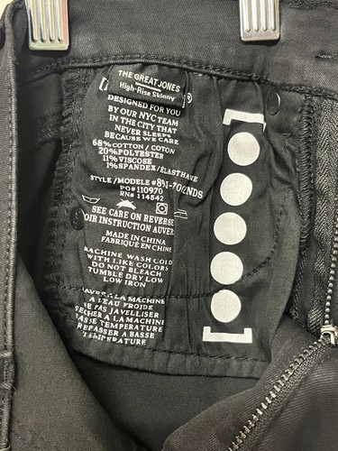 Leere NYC Jeans Damen 24 schwarz Hochhaus dünn klassisch Business Freizeit - Bild 5 von 11