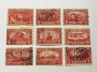 old stamps  USA   x  9 parcel post