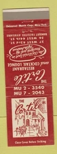 Matchbook Cover - The Cortile Restaurant New York City