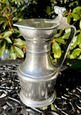 Vintage Pewter Acorn Jug - SIGG ZINN FRAENFELD SWITZERLAND 0.6L  Pitcher Vase
