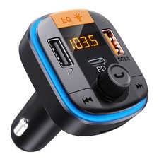 Bluetooth FM Transmitter for Car - Bluetooth 5.0 Adapter PD20W QC3.0 Cigarett...