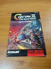 Contra III 3: The Alien Wars (Super Nintendo SNES, 1992) Manual Only VGC