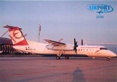 Ansichtskarte_ ÖSTERREICHISCHE PFEILE DE HAVILLAND DHC-8-200 DASH 8 OE-LTK [BRNO]
