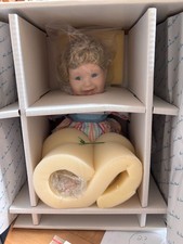 Danbury Mint At The Beach 12in Porcelain Baby...