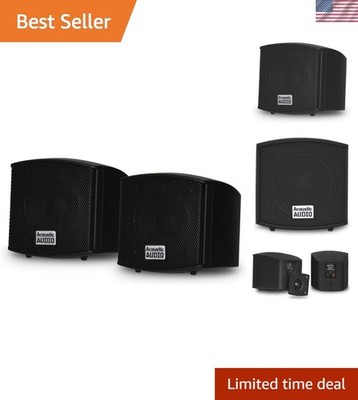 Superior Sound Quality - Acoustic Audio 400W Mountable Indoor Speaker Pair