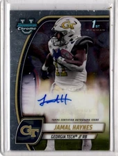 Jamal Haynes Auto - 2024 Bowman U Chrome 1st Georgia Tech
