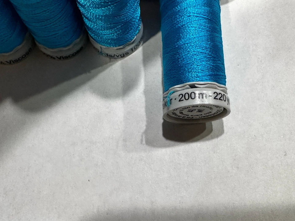 Gutermann 7251 - 6 Spools 220 yard Spools 100% Viscose - Image 3 of 4