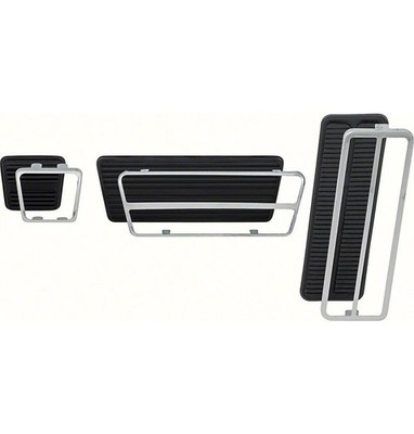 1968-1981 68 81 FM Chevy Pedal Pad Kit Auto Trans 6 Piece Brake Accelerator Park