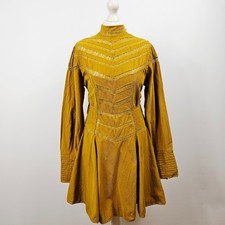 Mes Demoiselles Bella Dress Ochre Lace Mini Boho UK 10 US 6 BNWT