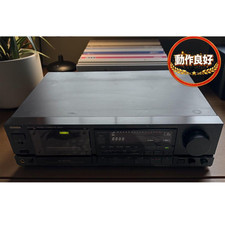 Victor TD-V711 3-Head Stereo Cassette Deck Black Tested Made in Japan