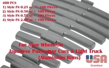400 Pcs ASSORTMENT CLIP-ON WHEEL WEIGHT BALANCE FN STYLE 0.25 0.50 0.75 1.00 oz