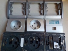 Legrand 84342 87583 82138 - Prise RJ45 CAT.6 Sagane Magnésium (porte étiquette)