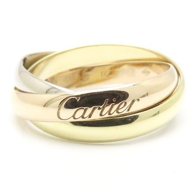 CARTIER B4235100 Trinity K18Tri-color Gold ring Small model Size 48 /294972