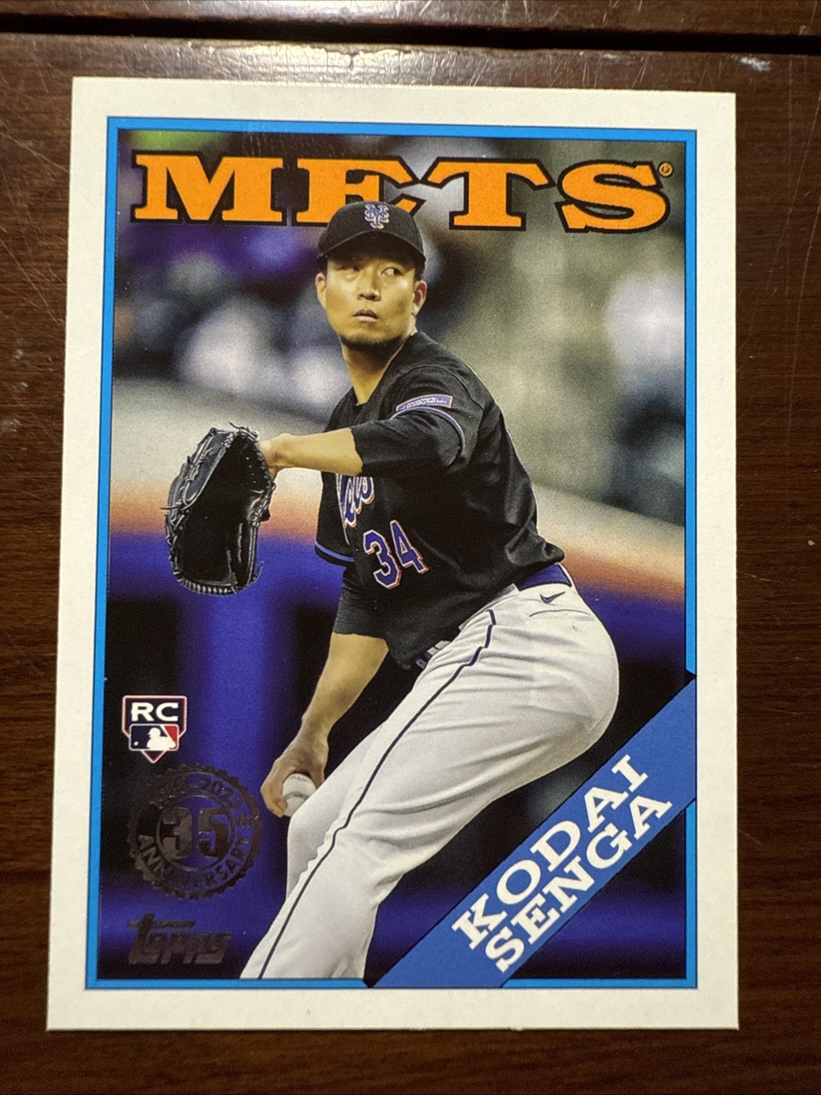 2023 Topps Update KODAI SENGA Rookie RC 35th Anniversary 1988 #88US-33 NY Mets
