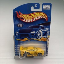 Hot Wheels 2001 First Editions 24/36 Toyota Celica Yellow # 036 28755