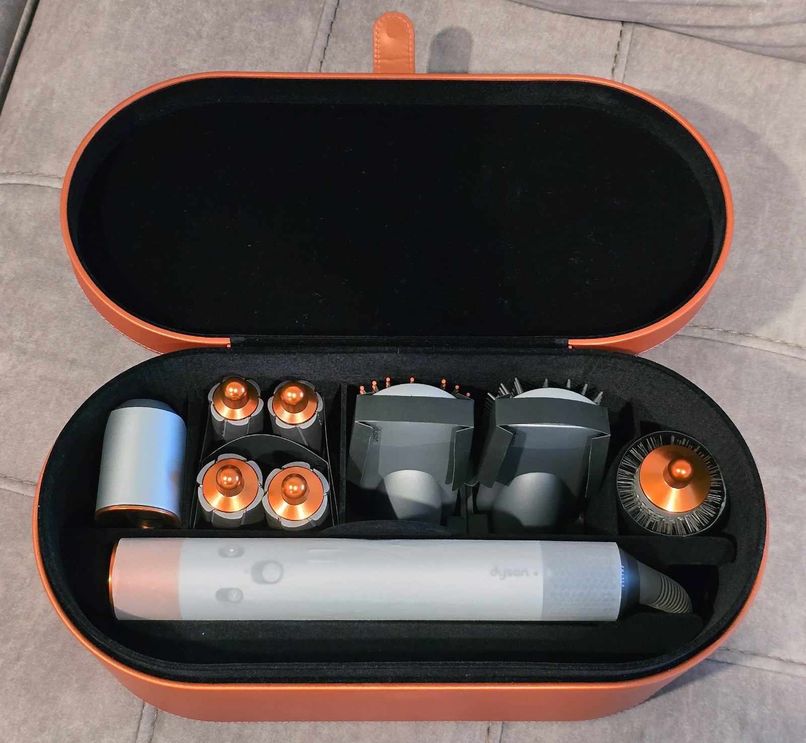 Dyson Airwrap Complete Gift Edition Hair Styler Set HS01 (Copper) & Travel Bag