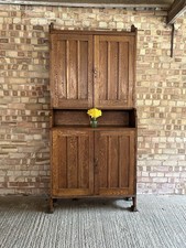 Arts Crafts Oak Linen Pantry Hall Cupboard Larder Storage Cupboard
