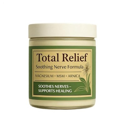 Total Relief Cream, Magnesium Nerve Relief Magnesium Soothing Cream 60g