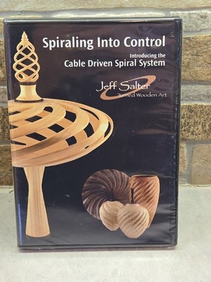 Spiraling Into Control DVD Woodworking Jeff Salter Turned Wooden Art New Sealed