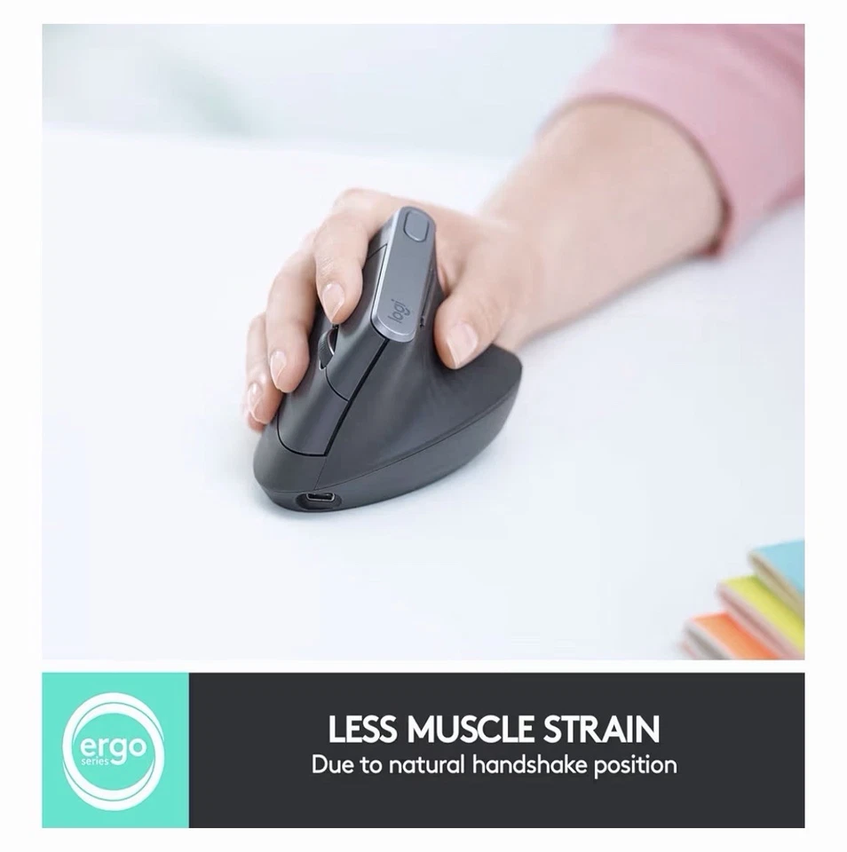 Logitech Mouse MX Vertical, 910-005448 - Image 2 of 4