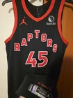 Davion Mitchell 2024-25 Toronto Raptors  NBA Game Used Worn Jersey with LOA Heat