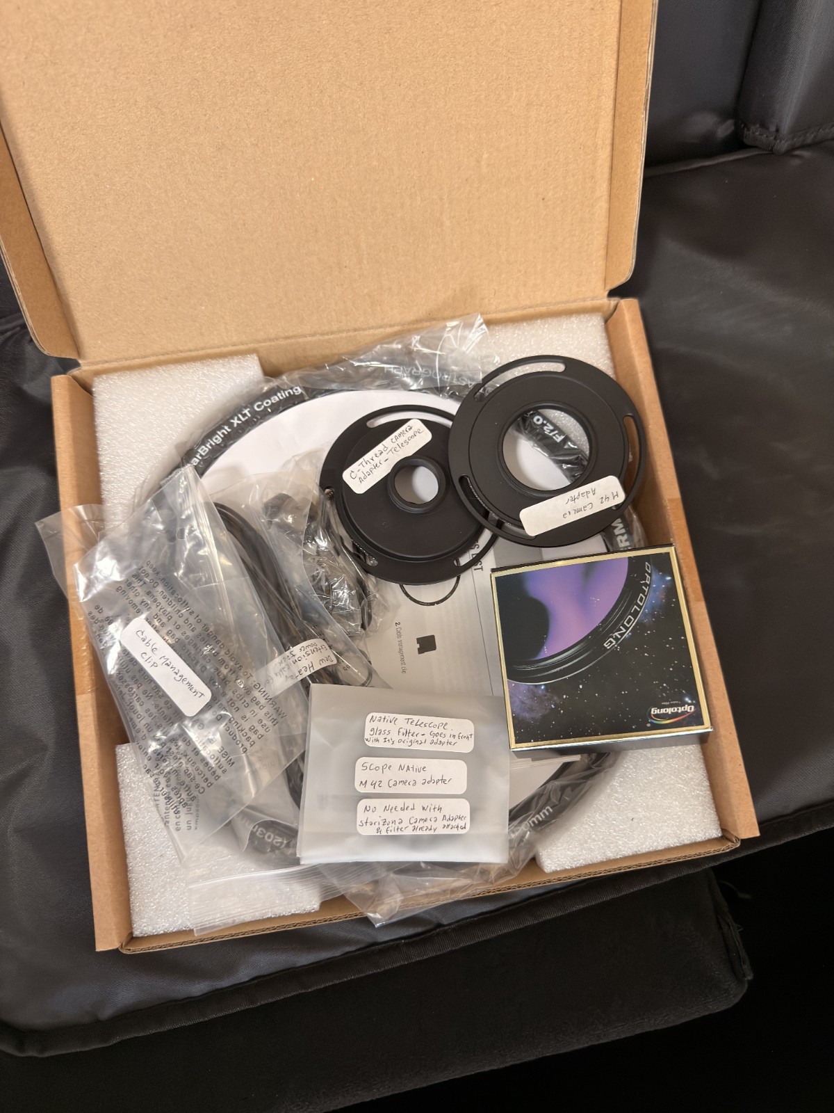 Celestron RASA 8" Astrograph + Dew Heater Ring + Camera Adapter + Hard Case