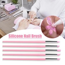 5X Silicone Tip Nail Art Pen Set-for Carving Professional Tool~ Design K8O4