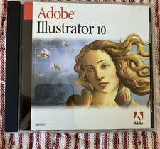 Adobe Illustrator 10 Mac CD Vintage with Serial Number