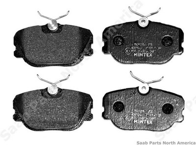 Genuine Saab Front Disc Brake Pads Mintex For 1992-1994 Saab 900 32051946-AB