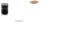 MANN-FILTER Inspektionspaket Filtersatz L Anschraubfilter Filtereinsatz für VW 1