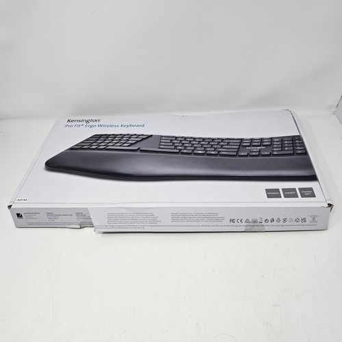 Kensington Pro Fit Ergo Wireless Keyboard with Wrist Rest, Black