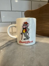 Vintage 1986 Chuck E Cheese ShowBiz Pizza, Inc Mini Ceramic Coffee Mug Espresso