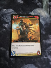 World of Warcraft: Dark Portal "BONESHANKS" #201 Ally Trading Card
