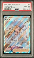 2021 POKEMON SWORD & SHIELD CHILLING REIGN #189 FULL ART/CAITLIN PSA 10 GEM MT on eBay