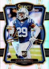 2017 Select Prizm Silver #140 Malik Hooker Rookie Card RC Colts Cowboys. rookie card picture
