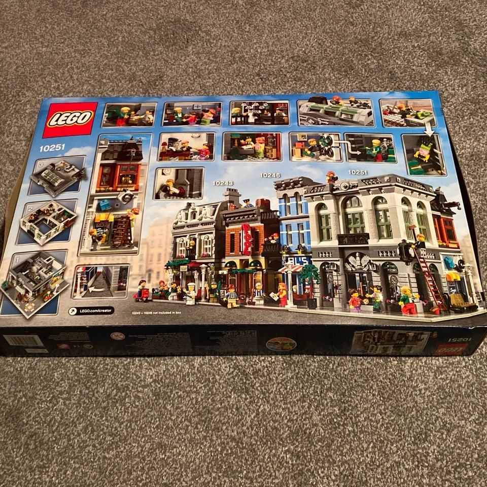 LEGO 10251 Creator Expert: Banco de ladrillos nuevo sellado y descontinuado 2016 Foto 2 de 3