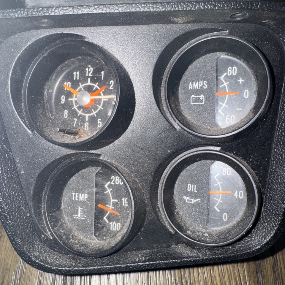 AMC HORNET AMX CONCORD AMX Pacer consola central tablero medidores de rally con clúster Foto 4 de 4