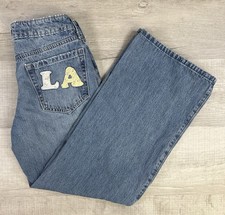 Hollister Low Rise Baggy Jeans Wide Leg Love LA 000s/W23 Short (Actual 27X27.5)