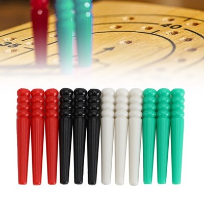 12 Stück Cribbage Pegs Für 1/8 3/16 1/4 Löcher Traditionelles Brettspiel