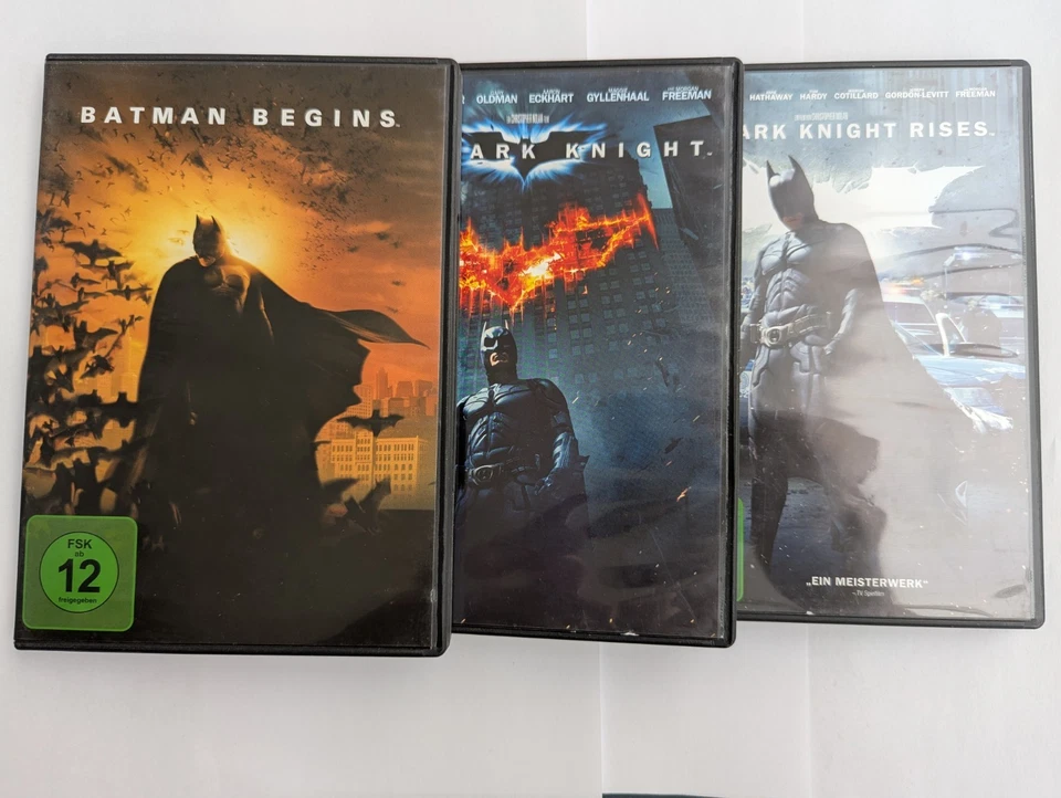 Batman Trilogie DVDs Christopher Nolan und Christian Bale  - Bild 1 von 4